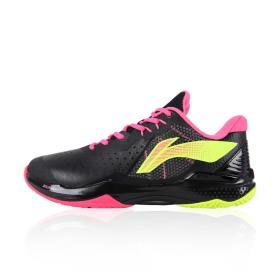 Кросівки для бадмінтону Thunderbolt чорні/рожеві) Li-NING