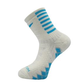 Шкарпетки - strong quality sock  білий / блакитний 22-24 см